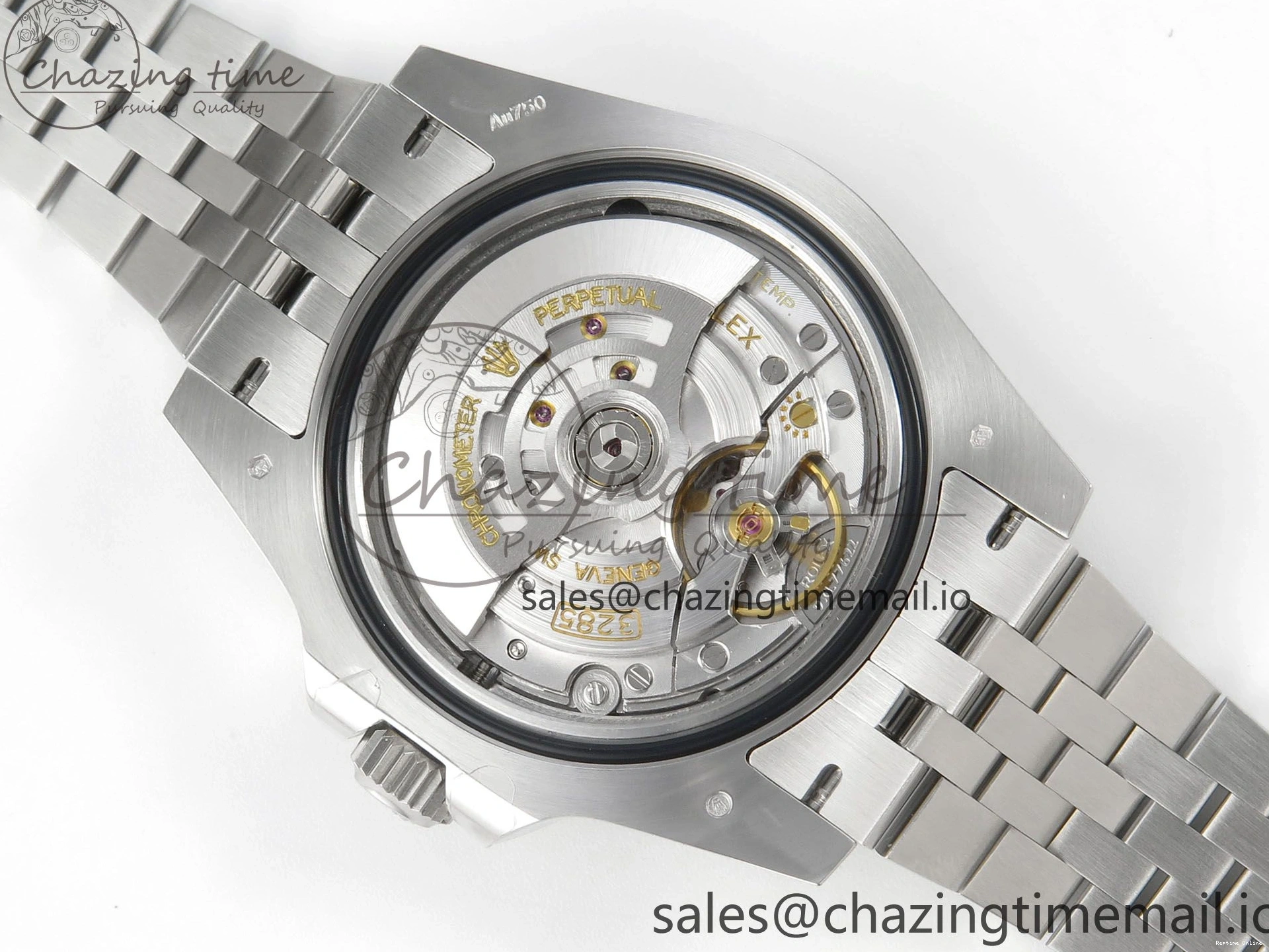 0207 Original GMT-Master II 126716 BLAKEN 904L 1:1 Best Edition Meteorite Dial on SS Jubilee Bracelet SH 177